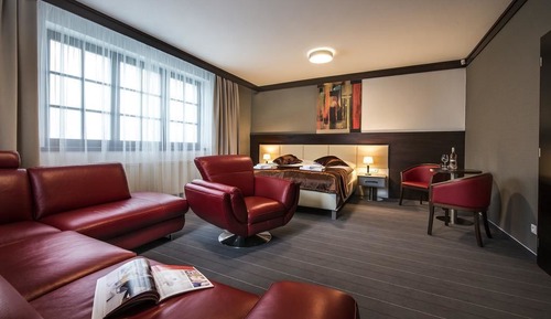 Suite, 1 cama de matrimonio con sofá cama
