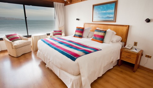 Habitación estándar con 1 cama doble o 2 individuales, vistas al mar