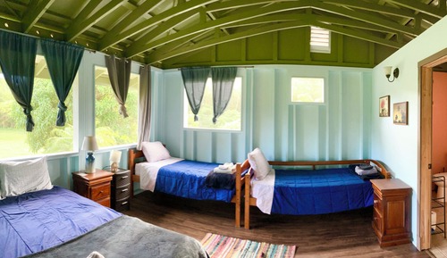 Cabaña Premium, varias camas, baño privado (Ocean Vista)