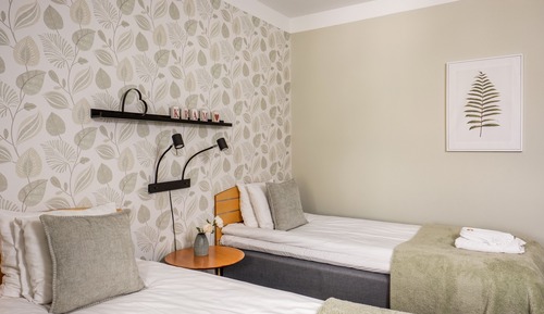 Habitación con 1 cama doble o 2 individuales