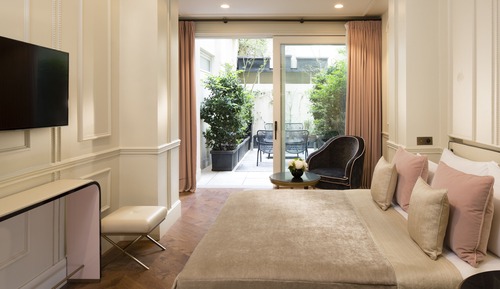 Habitación Deluxe doble, 1 cama de matrimonio, accesible para personas con discapacidad, planta baja
