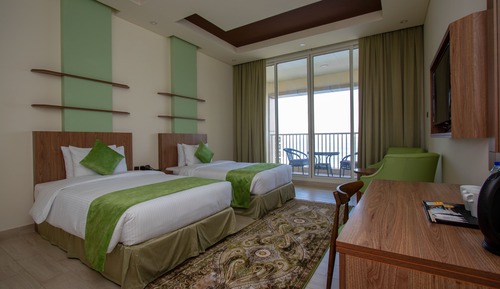 Estudio Premium, 1 cama individual grande, balcón, vistas a la playa