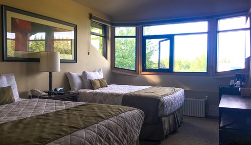 Habitación básica, 2 camas de matrimonio