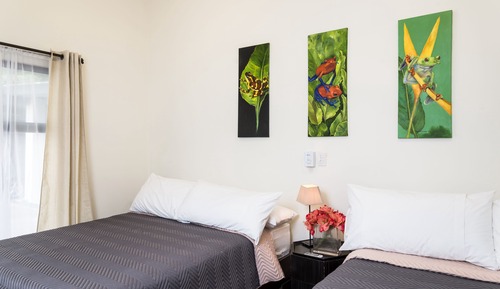 Habitación doble, 2 camas de matrimonio, terraza