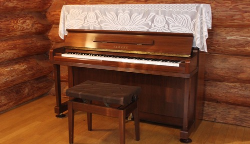 Habitación, fumadores (Log House with Piano)