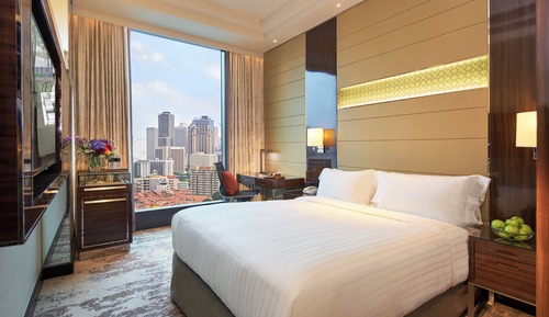 Habitación estándar, 1 cama de matrimonio, vistas a la ciudad