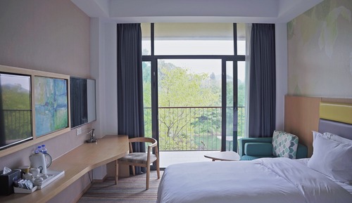 Habitación estándar, 1 cama de matrimonio grande, balcón, vistas al río