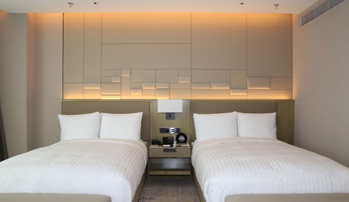Habitación Deluxe, 2 camas individuales, en una planta alta