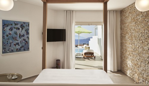 Suite, piscina privada, vistas al mar (Naia Pool)