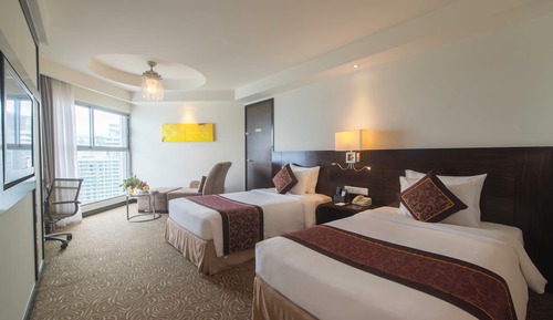Habitación Deluxe con 2 camas individuales, vistas al mar