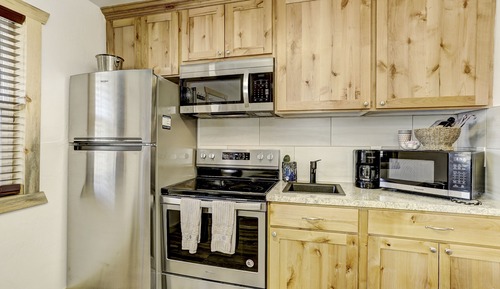 Habitación, cocina básica