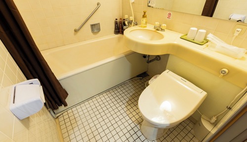 Habitación de estilo japonés con dos camas individuales (w/Toilet and Bath, for 2ppl,8tatami)