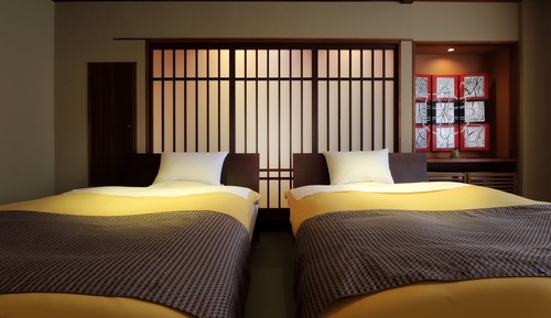 Habitación tradicional con 2 camas individuales, no fumadores (Modern Japanese-Bali Style, KAYA)