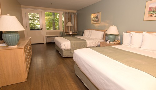 Habitación, 2 camas de matrimonio, balcón