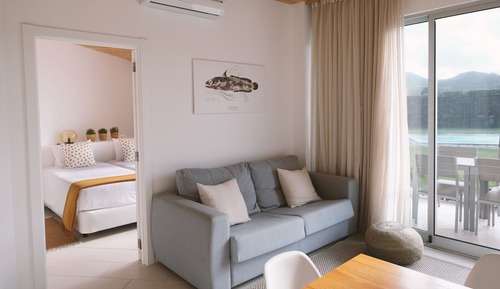 Apartamento, 2 habitaciones, vistas a la piscina (with living room)