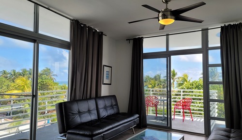 Suite panorámica, 1 habitación, balcón, vistas al mar