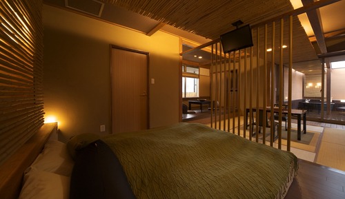 Habitación doble (with Tatami Area with Open-Air Bath)