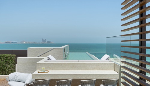 Ático, vistas al mar