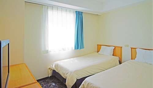 Habitación económica con 2 camas individuales, no fumadores (16-18 sqm)
