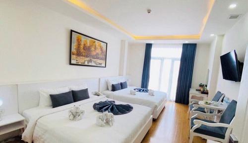 Suite estudio familiar, 2 camas de matrimonio