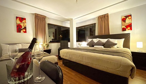 Apartamento superior, 2 habitaciones, cocina básica