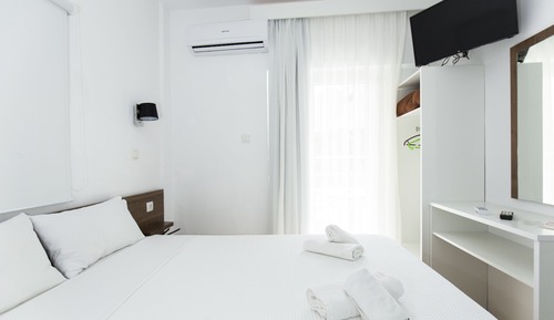 Habitación individual económica, 1 cama de matrimonio, no fumadores, vistas al patio