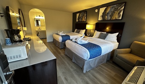 Habitación Premium, 2 camas dobles, no fumadores, frigorífico y microondas