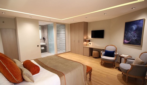 Habitación con 1 cama doble o 2 individuales