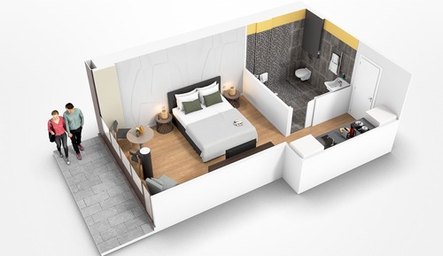 Classic Studio ground floor - 21 m2