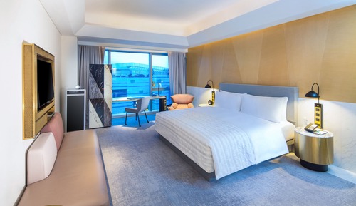 Habitación, 1 cama de matrimonio grande, no fumadores, vistas a la ciudad