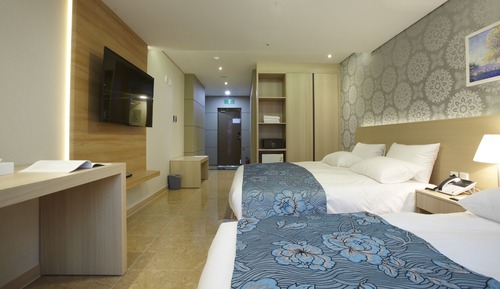Habitación de lujo con 2 camas individuales