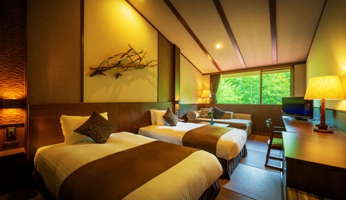 Habitación Premium, vistas a la montaña (Suite,　Mt. Iwate View)