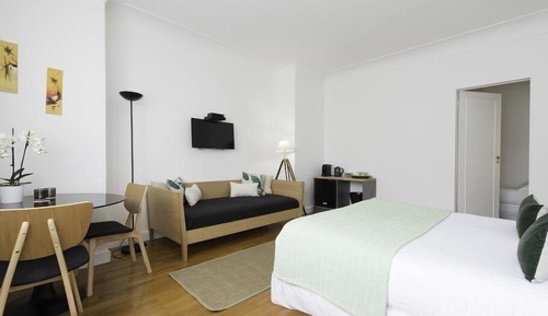 Quadruple Room, Private Bathroom, Garden View (Emeraude)