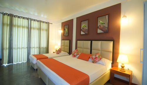 Habitación familiar, vistas al lago