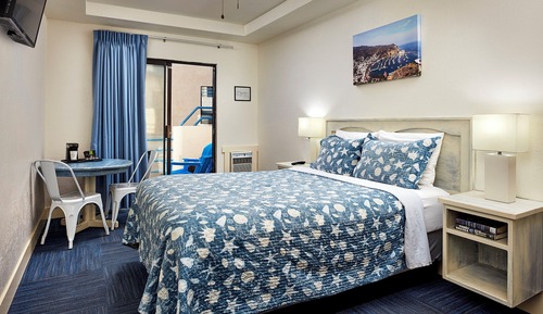 Habitación Deluxe, 1 cama de matrimonio, vistas parciales al mar