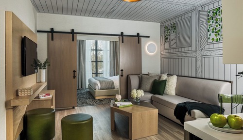 Habitación, 1 cama de matrimonio grande con sofá cama (Executive Suite ADA)