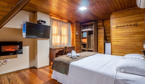 Habitación triple estándar (Acesso somente por escadas)
