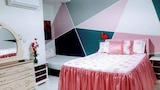 Habitación triple económica, vistas al jardín