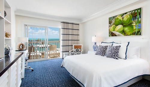 Suite, varias camas, balcón, vistas al mar
