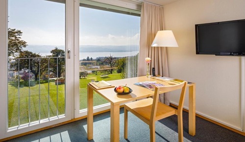 Habitación individual, vistas al lago