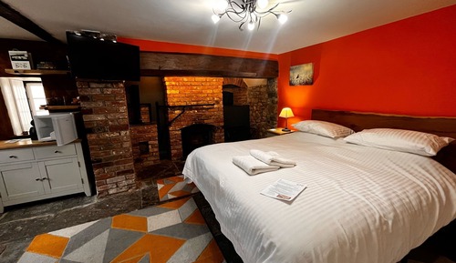 Habitación doble, baño privado (Copper Room)