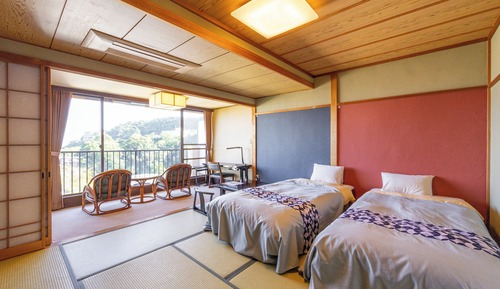 Habitación económica, 2 camas individuales, no fumadores, vistas al mar