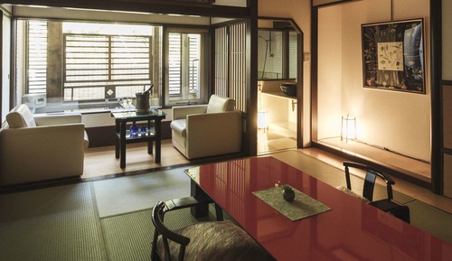Habitación tradicional (Maisonette, Open-air Bath, 3 Futons)