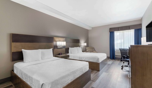 Habitación estándar, 2 camas de matrimonio, no fumadores, frigorífico y microondas