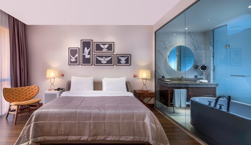 Habitación ejecutiva, 1 cama de matrimonio grande (Bath)