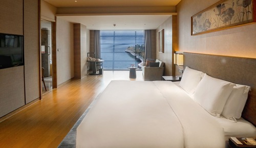 Habitación estándar, 1 cama de matrimonio grande, vistas al lago