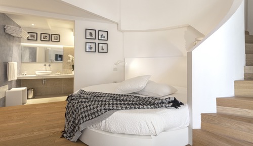 Habitación superior, terraza, vistas al jardín