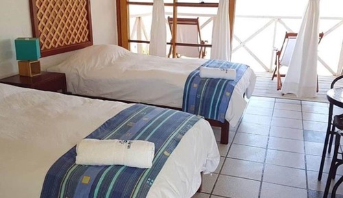 Habitación familiar, vistas a la playa