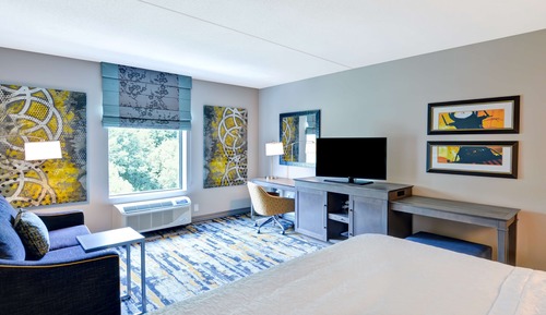Habitación, 1 cama de matrimonio grande con sofá cama, no fumadores, frigorífico