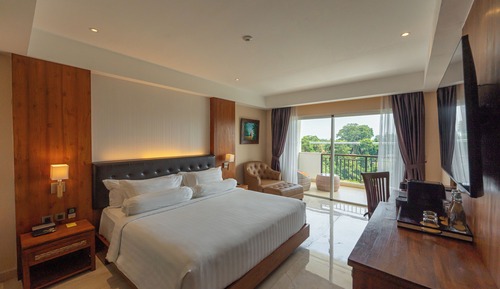 Habitación, 1 cama de matrimonio grande, balcón, vistas al río
